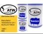 Preview: Mercedes-Benz, Manufaktur Yellowstone Uni / Sunburst Yellow, 1685 / 685: 500ml Lackdose + 500ml Klarlack + 250ml Härter - Set, von ATW Autoteile West.